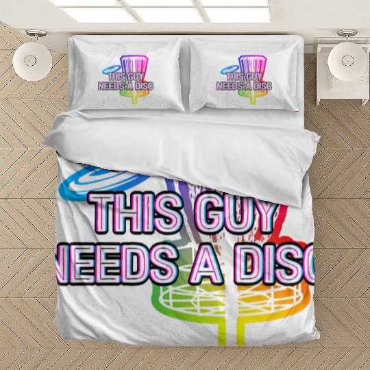 This Guy Needs a Disc Sports Disc Golf Games Bedding Sets