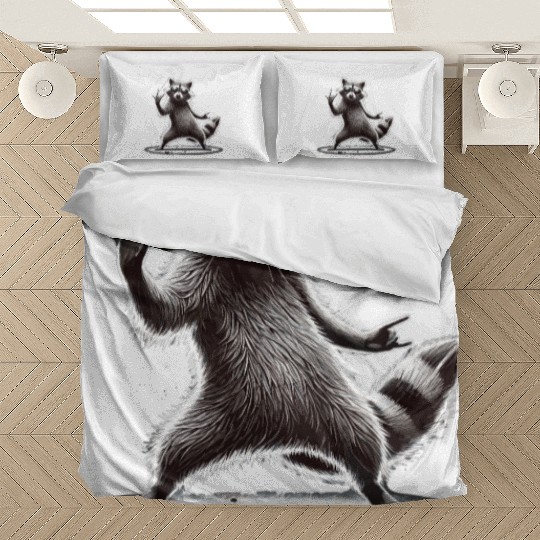Rock Raccoon – Metal and Coolness Bedding Sets