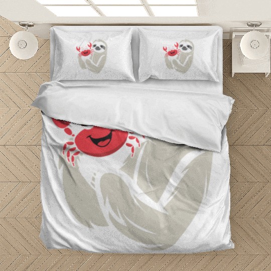 Empathy Is My Superpower: Cancer Zodiac Sloth Bedding Sets