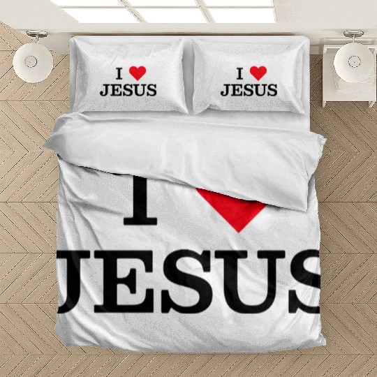I Heart Jesus Bedding Sets