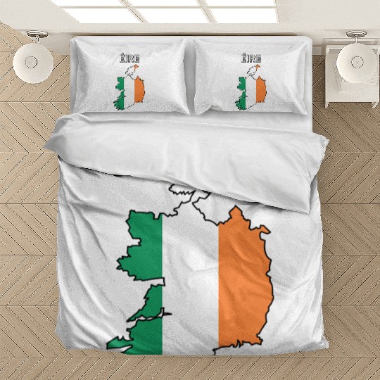 Éire Flag Map Bedding Sets