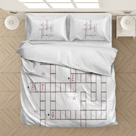 Preppy Crossword Bedding Sets – Stylish & Fun Word Puzzl