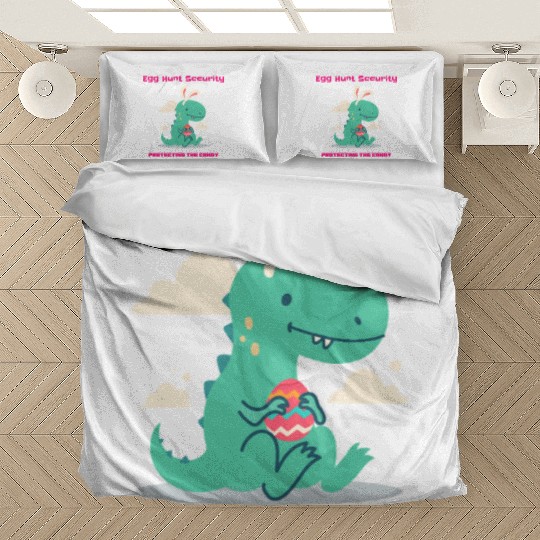 Egg Hunt Securiety Protecting the Candy Bedding Sets