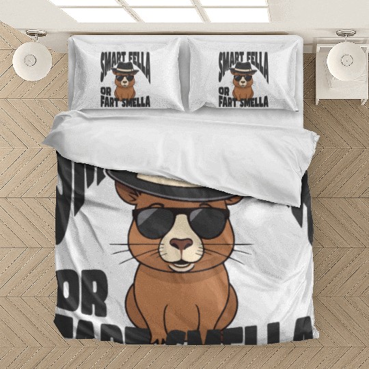 Smart Fella or Fart Smella – Capybara Knows Best Bedding Sets