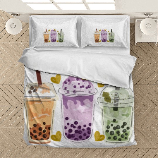 Boba tea lover Bedding Sets