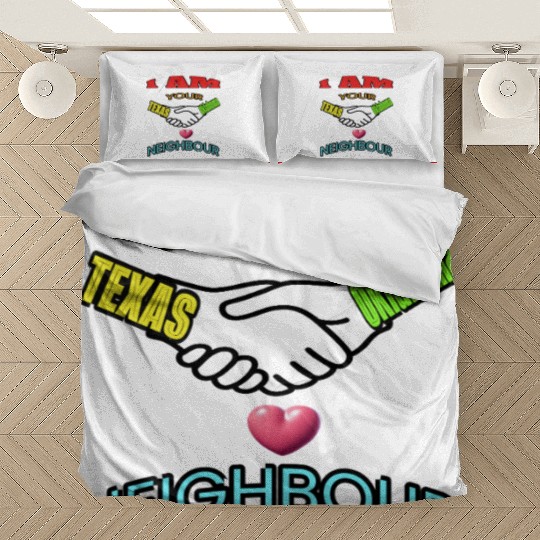 I AM YOUR NEIGHOUR TEXAS AND OKLAHOMA Bedding Sets