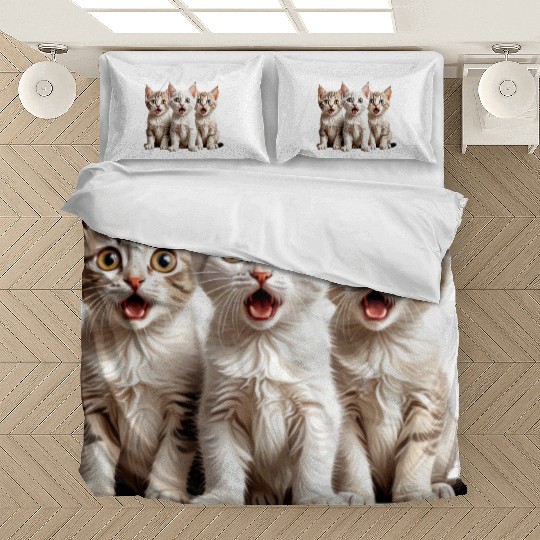 Surprised Kittens Bedding Sets
