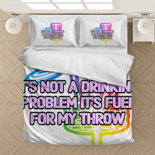 Its Fuel For My Throw Disc Golf Beer Lover Golfer Bedding Sets