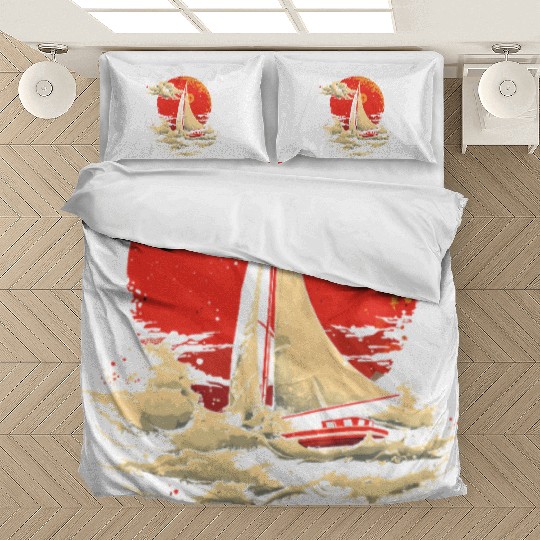 Sailing 90s Look Bedding Sets