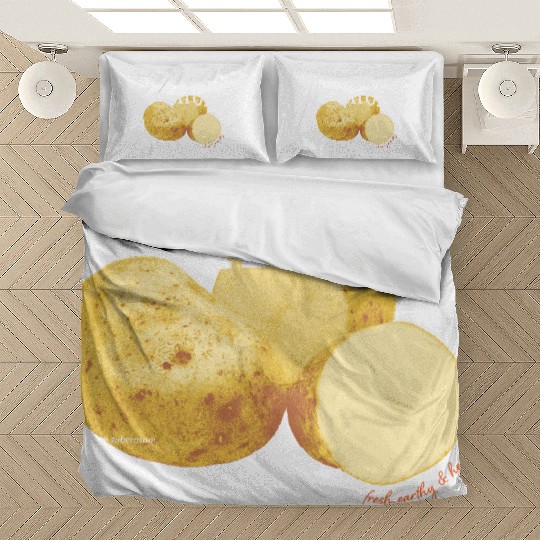Earthy Potato Graphic Bedding Sets