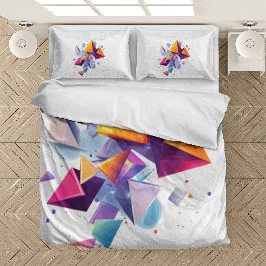 Creative colorful shapes Bedding Sets