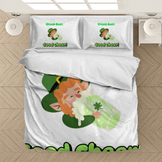 Green Beer Good Cheer Bedding Sets