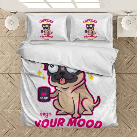 Funny Coffee and Dog Bedding Sets