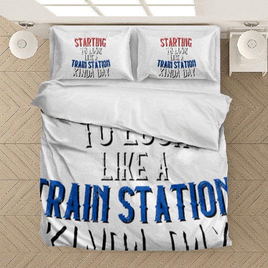 TRAIN STATION KINDA DAY Bedding Sets