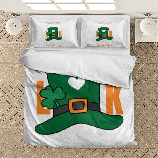 Wear your luck on your had | st patricks day Bedding Sets
