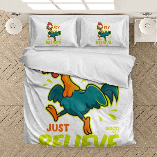 Funny Chicken Can Fly Bedding Sets