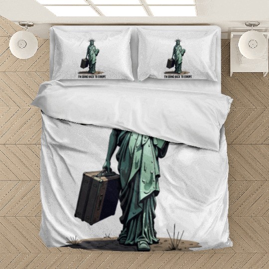 Funny Statue of Liberty USA America Sarcasm Bedding Sets