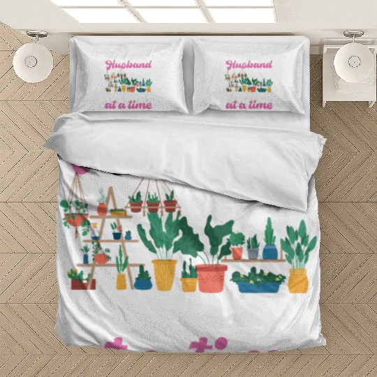 Plant Lover Gardening Husband Wife Bedding Sets