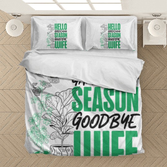 Plant Lover Gardening Husband Wife Bedding Sets
