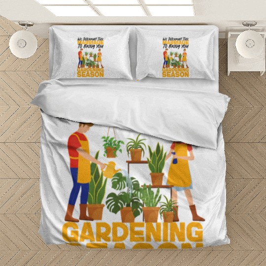 Plant Lover Gardening Husband Wife Bedding Sets