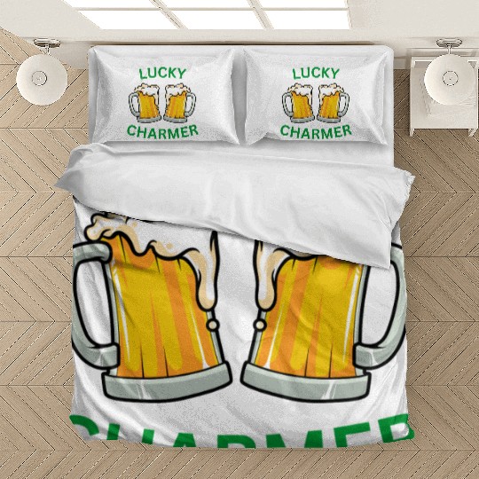 LUCKY CHARMER Funny St. Patrick's Day Bedding Sets