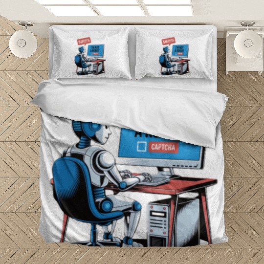 I'm Not A Robot Captcha Fun Bedding Sets