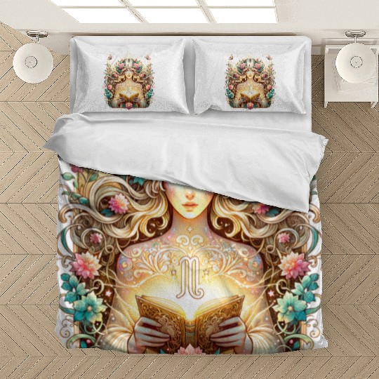 Virgo - Starlit Goddess of Purity Bedding Sets