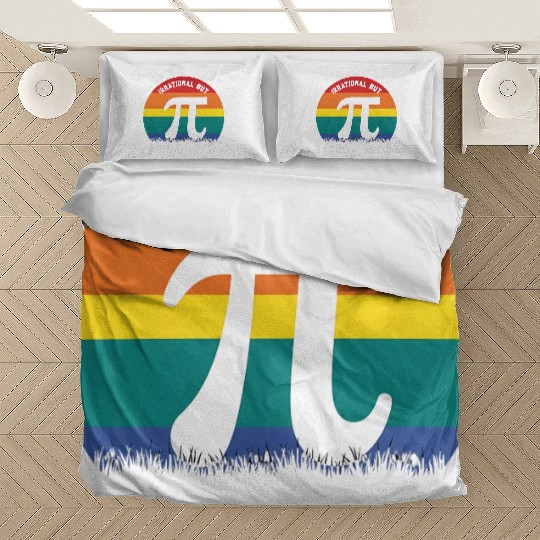 Funny Math Pi Symbol | LGBTQ+ Pride Bedding Sets