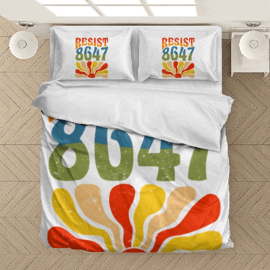 Retro Resistance Sunrise Bedding Sets