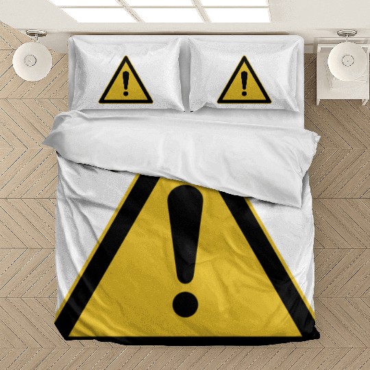 Generic Warning Triangle Sign Bedding Sets