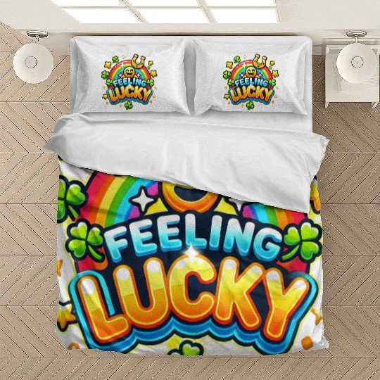 Feeling Lucky - Vibrant Celebration Design Bedding Sets