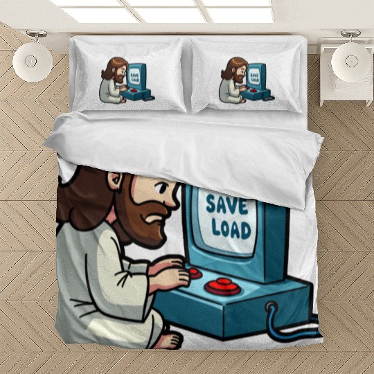 Jesus Saves and Loads Bedding Sets