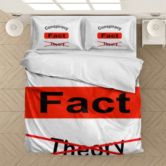 conspiracy fact Bedding Sets