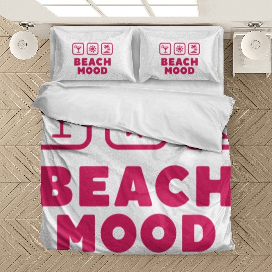 Beach Mood Summer Sun Sea Vacation Cocktail Bedding Sets