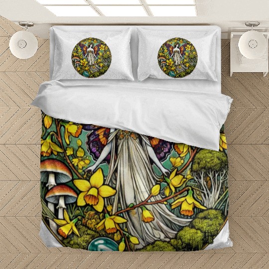 Vintage Spring Nature Fairy Bedding Sets