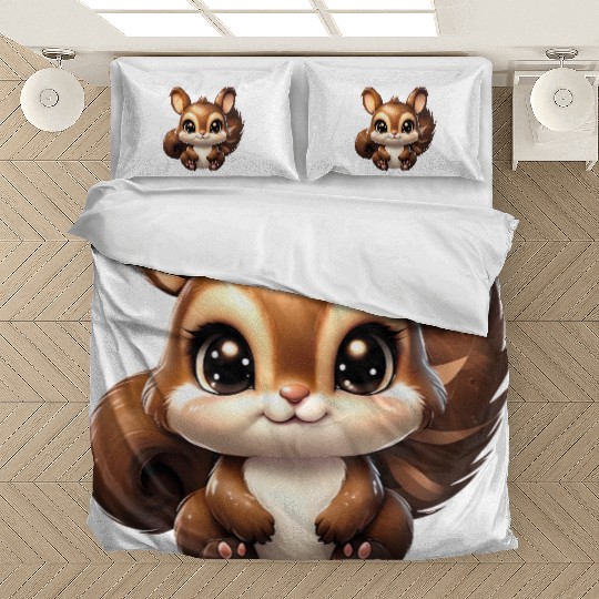 Kawaii Squirrel Bedding Sets