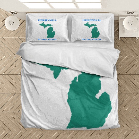 Michigan Upper Peninsula: 90% Trees, 10% Wifi Bedding Sets