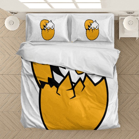 Bird Duck Hatches Egg Easter Easter Egg Baby Child Bedding Sets