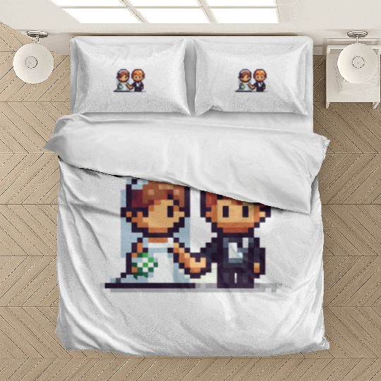 Couples Married 25 Years - Funny 25th Wedding Anni Bedding Sets