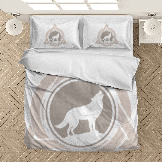 Alter Otherkin Therian Theta Delta Logo Wolf Alpha Bedding Sets