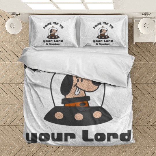 SPACE ALIEN DOG Bedding Sets