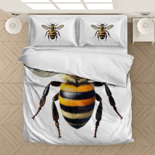 Bumble bee kind cute birthday present Bedding Sets
