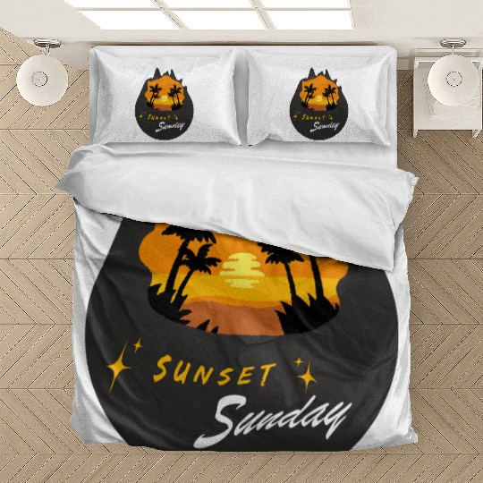 sunset sunday Bedding Sets