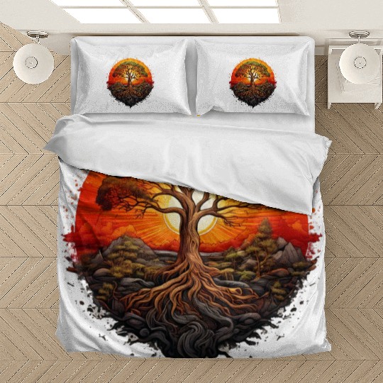 Tree of Life Long Bedding Sets