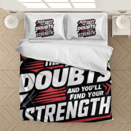 Self Growth Mindset Motivation Inner Strength Bedding Sets
