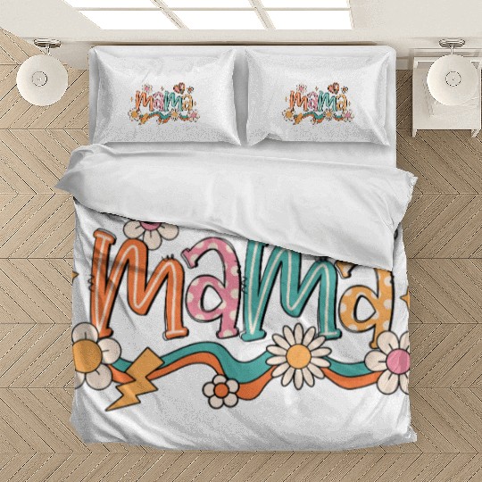 Retro Mama Groovy Mother’s Day Bedding Sets