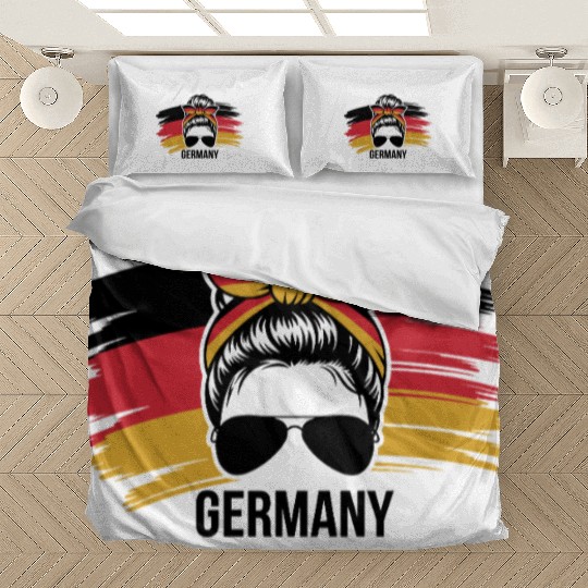 Stylish Germany Pride with Bandana and Sunglasses Bedding Sets