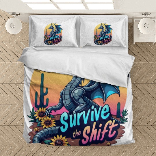 Embrace The Change Survive the Shift Bedding Sets