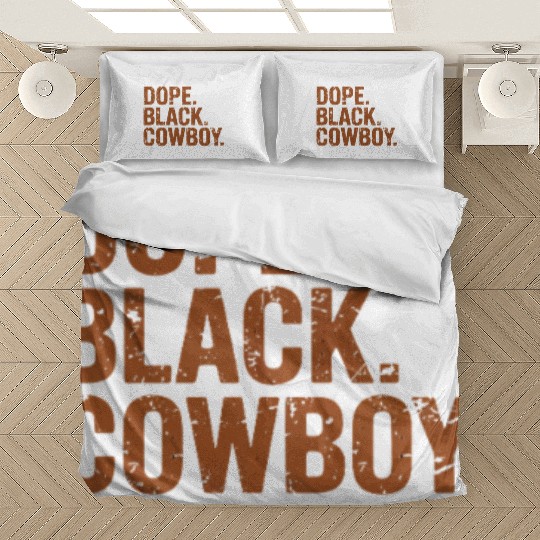 Dope Black Cowboy Rodeo Bedding Sets