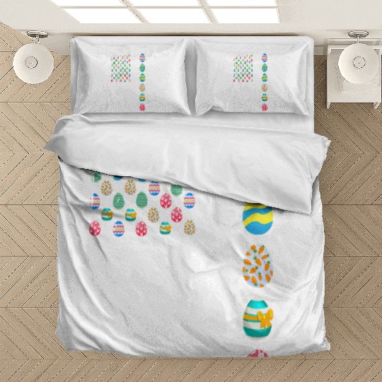 USA Flag Easter Day Eggs Celebrate Patriotic Bedding Sets